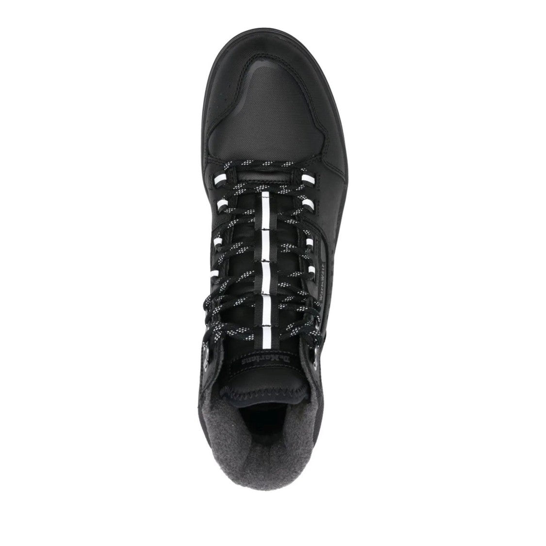 Dr. Martens Black Rilla Perforated Padded Collar Ankle Boots