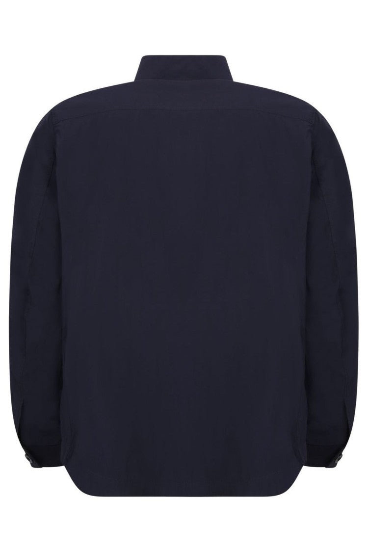 Ten C Black Jacket With Front Zipper
