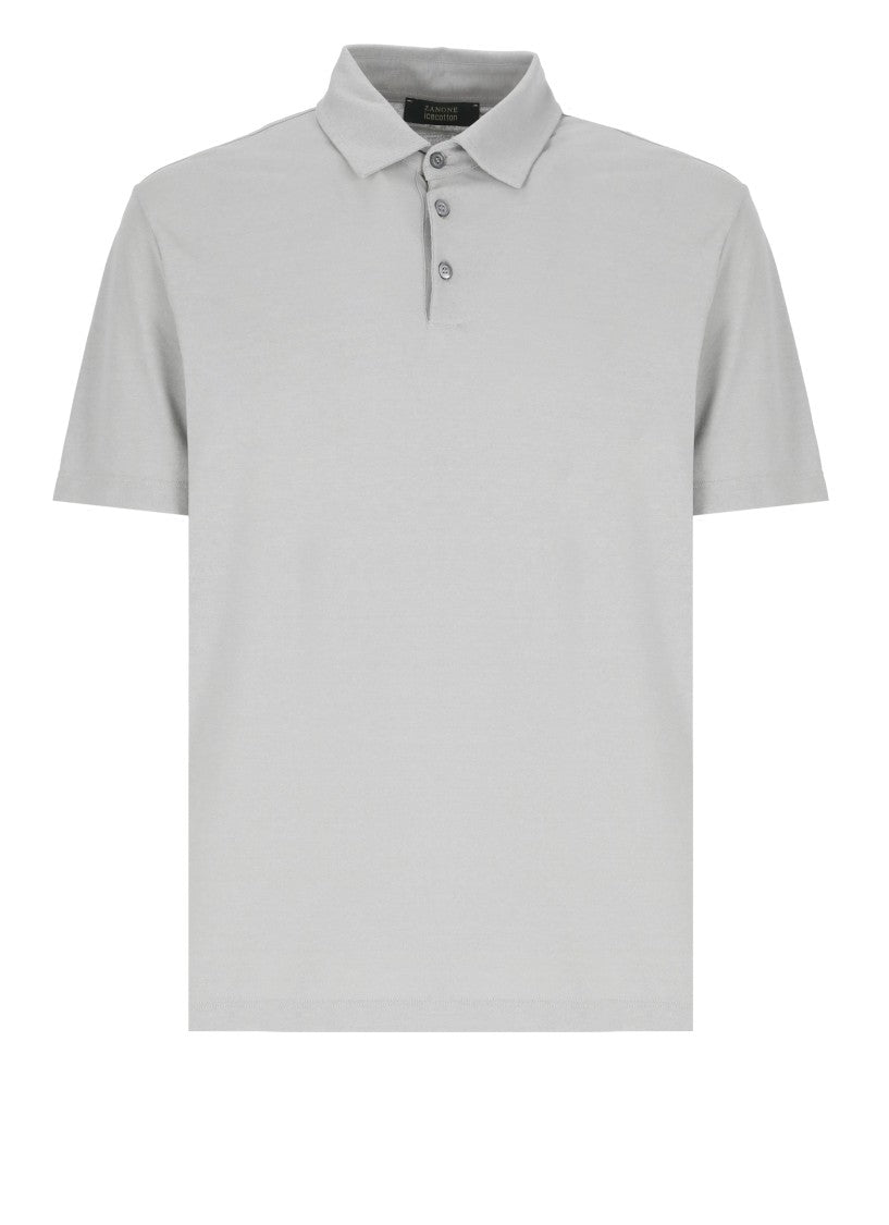 Zanone Grey Mc Polo Shirt