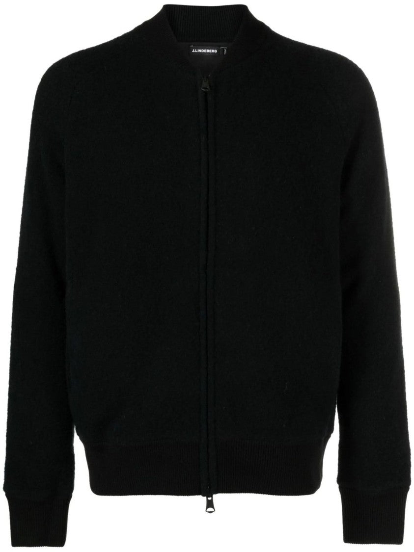 J.Lindeberg Mario Hairy Full Zip Sweater