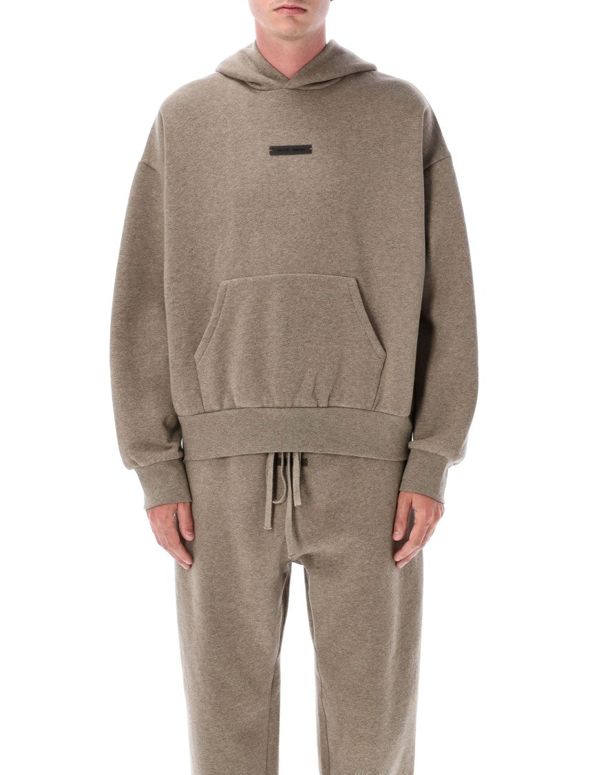 Fear Of God Relaxed Fit Double-Layer Hoodie With Signature Logo Details