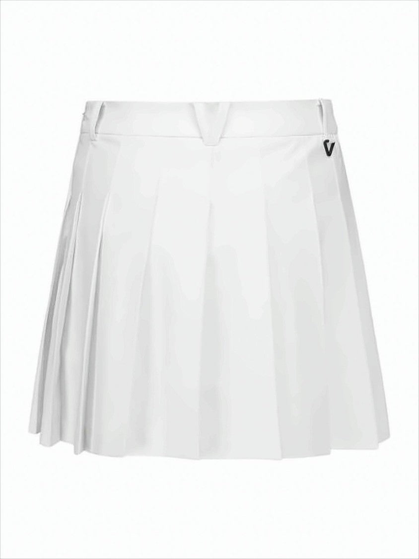 Vice Golf Pleated Mini Skirt With Structured Silhouette