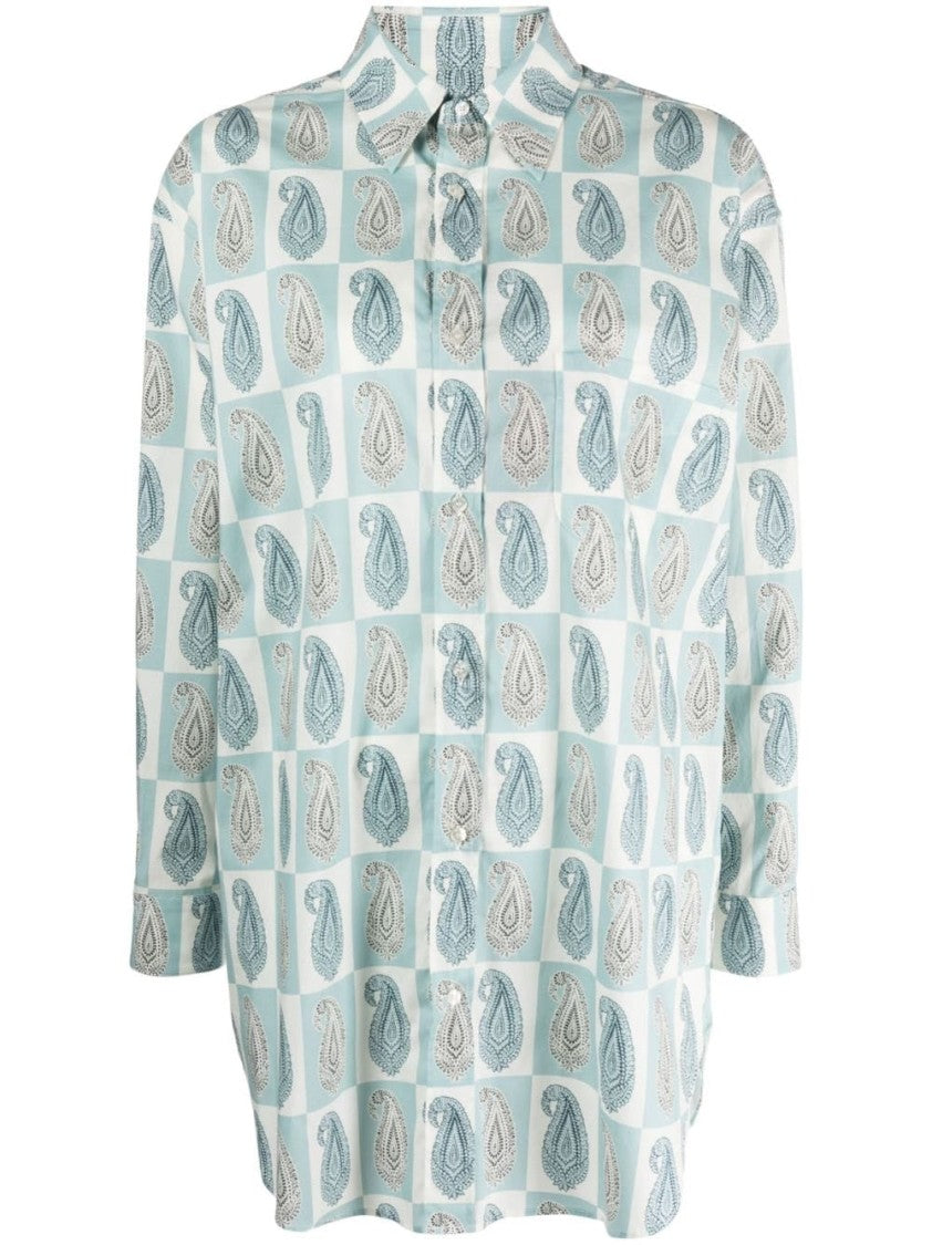 Etro Light Blue Long Sleeve Shirt