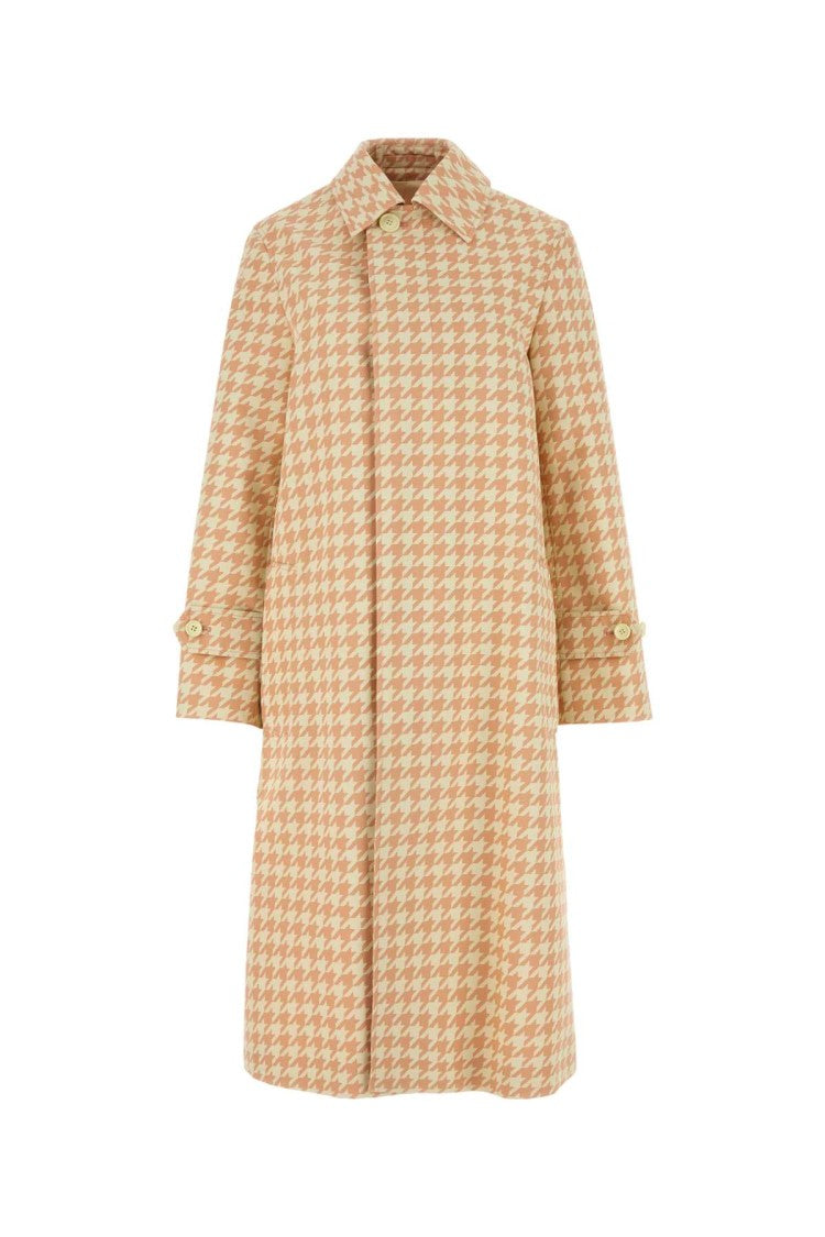 Burberry Embroidered Twill Coat