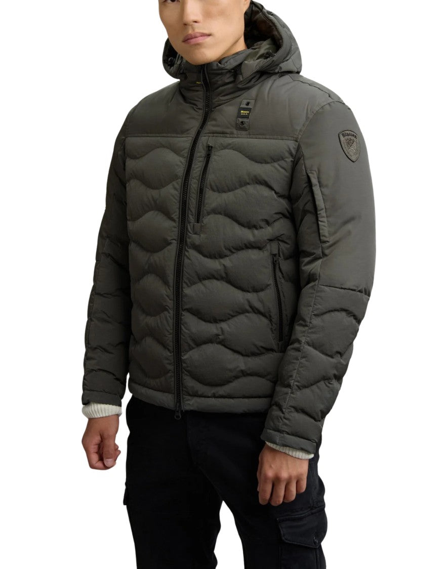 Blauer Usa Ferwood Crinkle-Effect Jacket