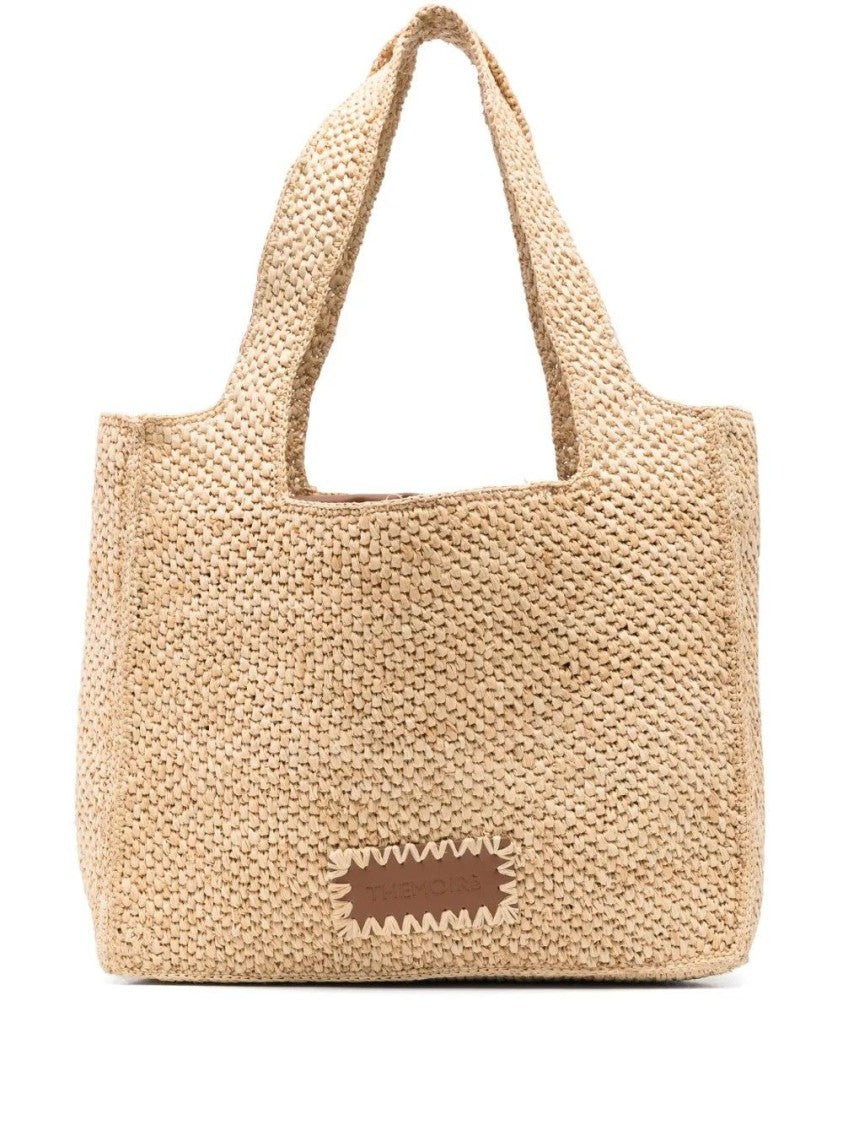 Themoirè Morea Medium Raffia Bag