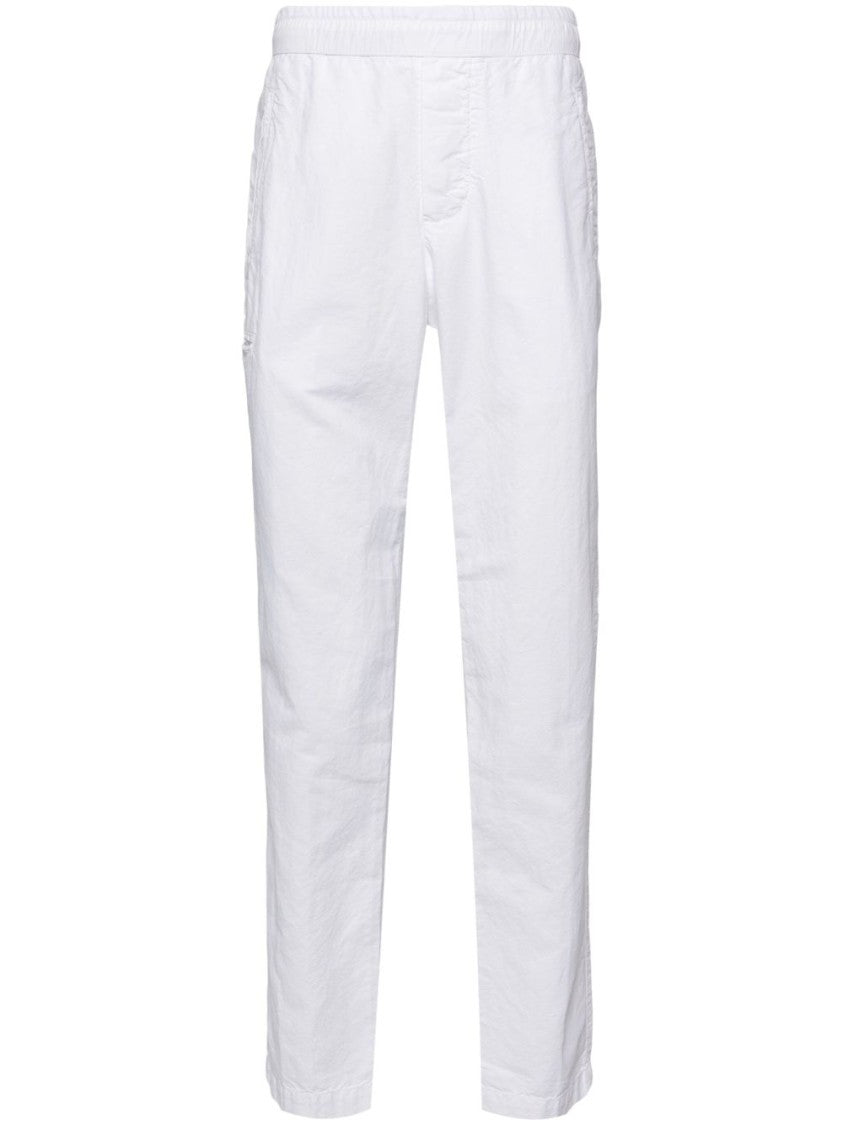 James Perse Relaxed Fit Textured Trousers With Elasticated Waist