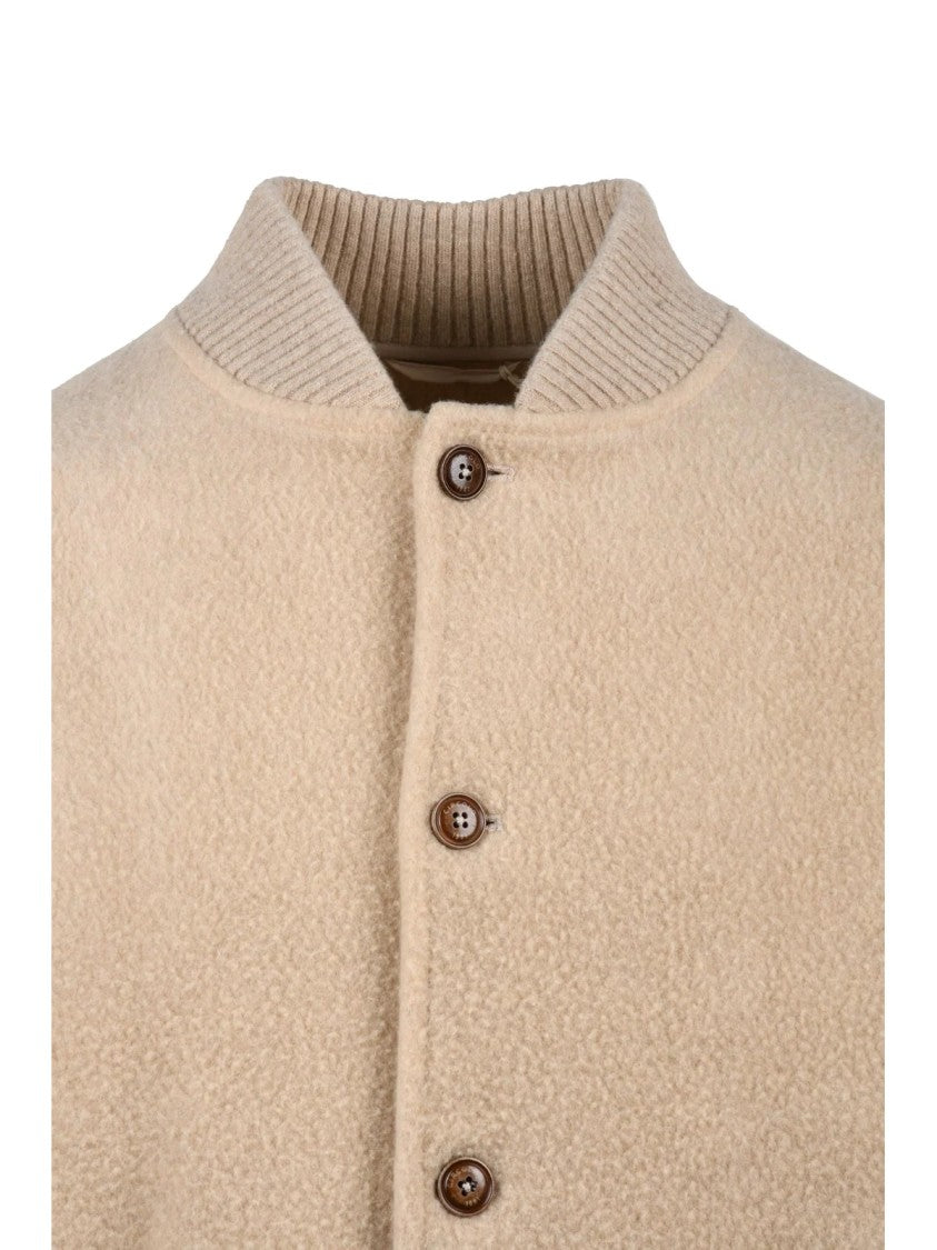 Circolo 1901 Beige Virgin Wool-Blend Jacket