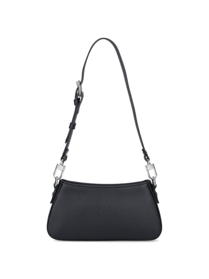 Vivienne Westwood "Tasha" Shoulder Bag In Black Fabric