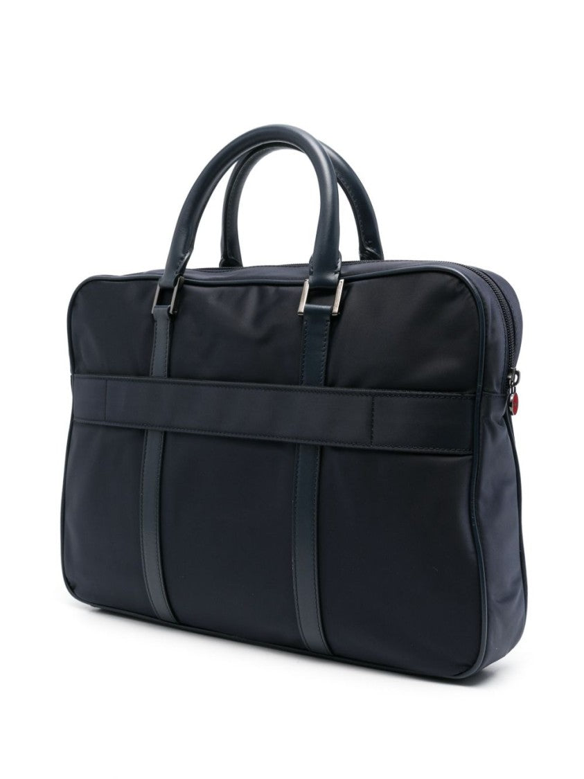 Kiton Midnight Blue Bag With Padded Laptop Pocket