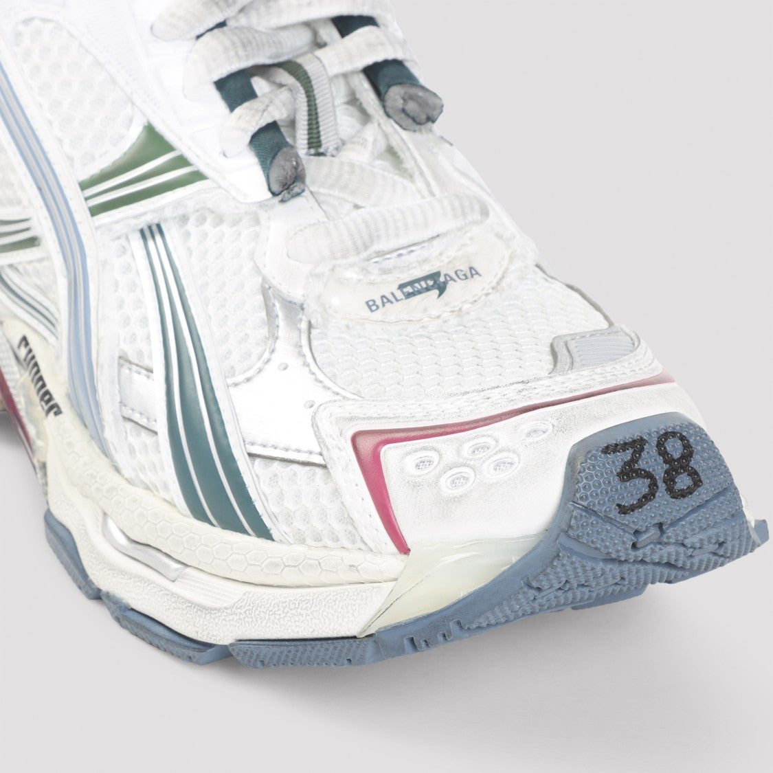 Balenciaga Runner White Polyurethane Sneakers