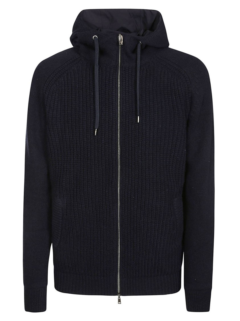 Herno Tailored Dual-Layer Wool Jacket With Textured Design
