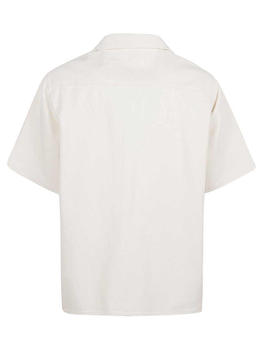 Valentino Garavani Boxy Short-Sleeve Shirt With Classic Collar