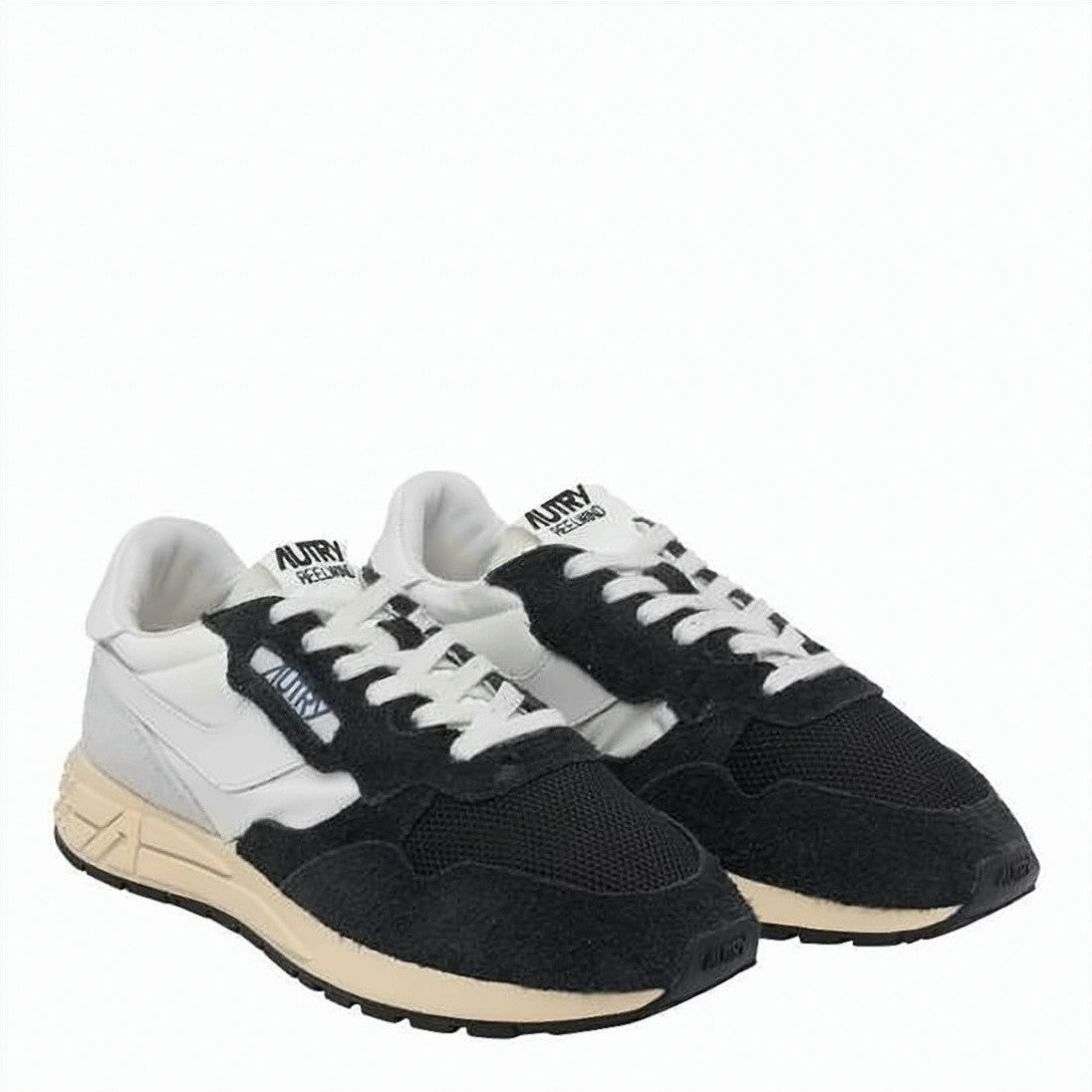 Autry Layered Sneakers With Leather, Suede,