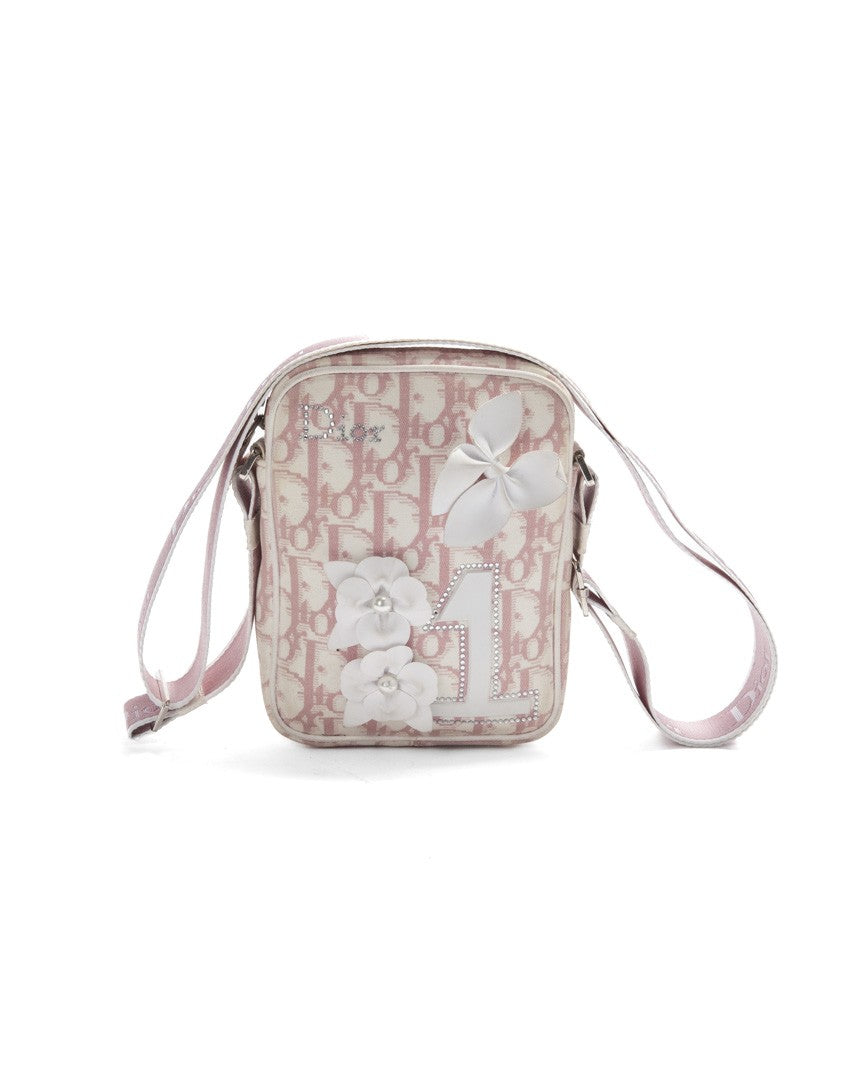 Dior 1 Paris Mini Vintage Trotter Shoulder Bag Pink
