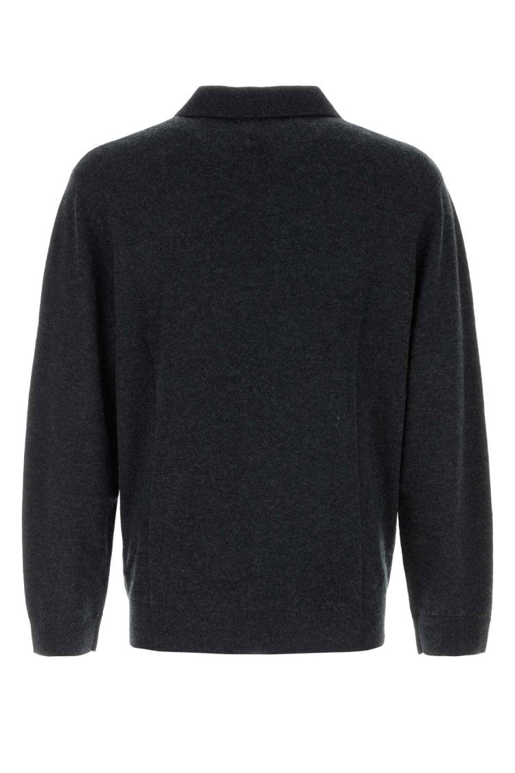 Le Kasha Midnight Blue Cashmere Gibson Sweater