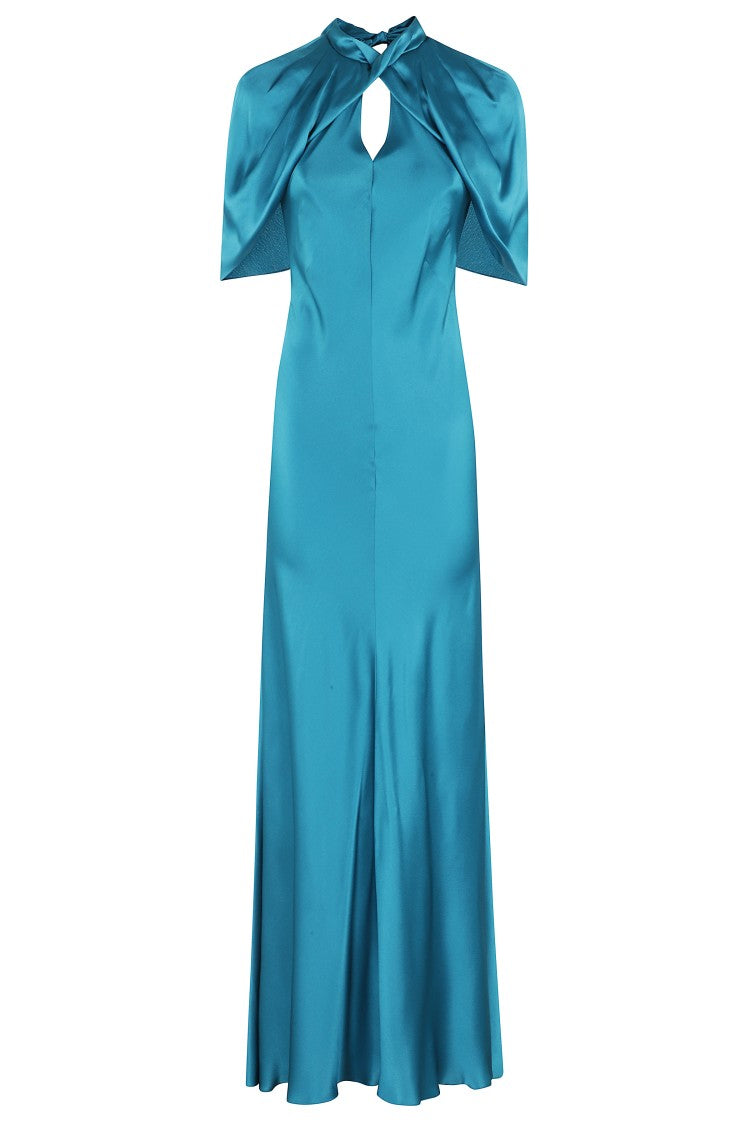 Alberta Ferretti Satin Dress