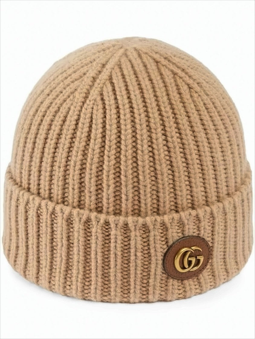 Gucci Ribbed Knit Beanie With Folded Cuff