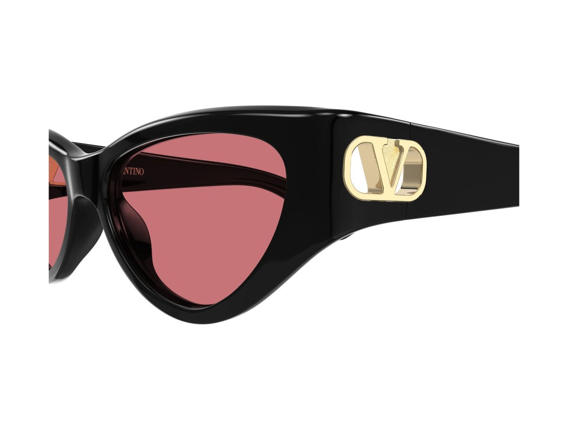 Valentino Gold Vg0014s Bold Cat-Eye Sunglasses