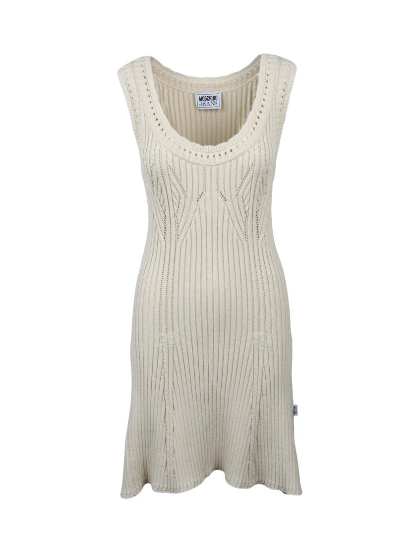 Mo5ch1no Jeans Jeans Tricot Dress Beige