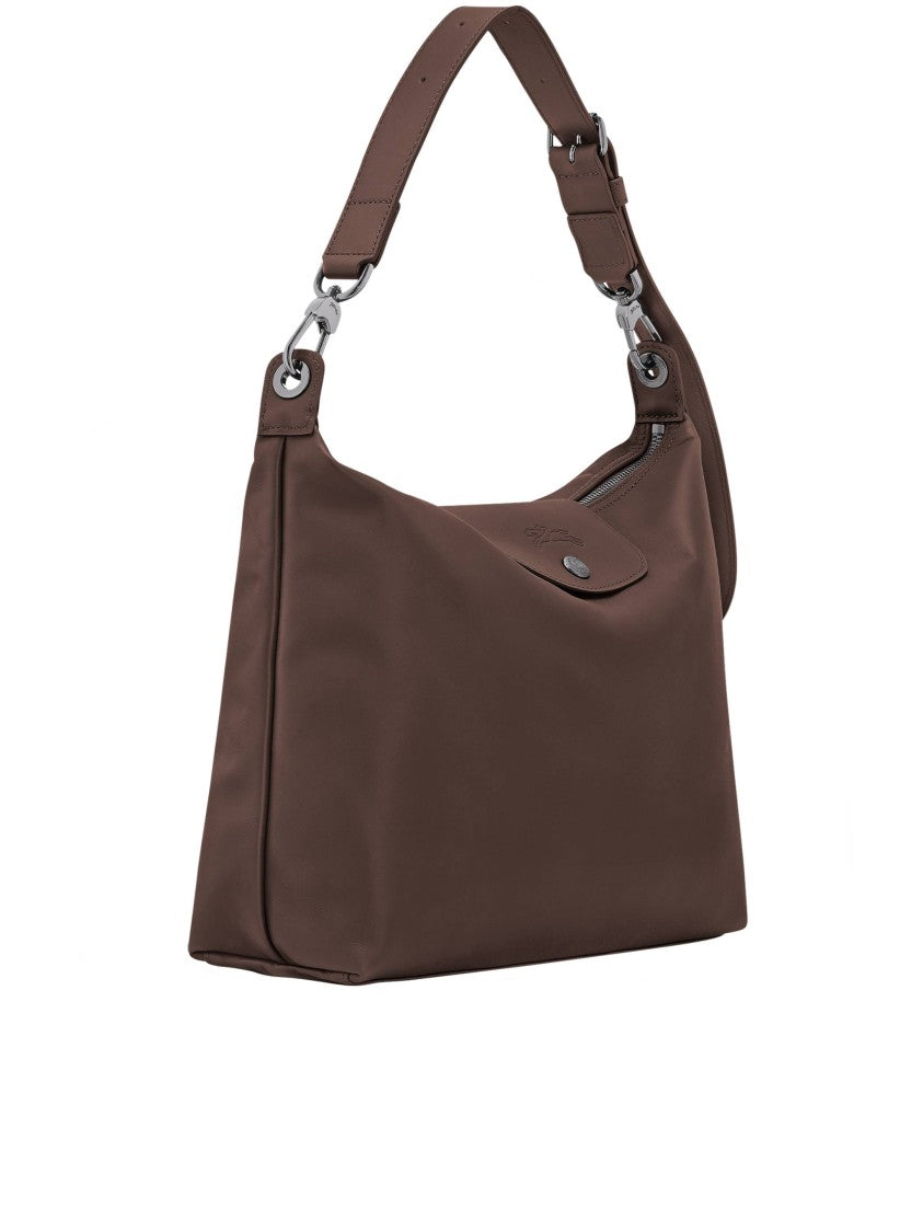 Longchamp Brown Le Pliage Xtra Leather Handbag
