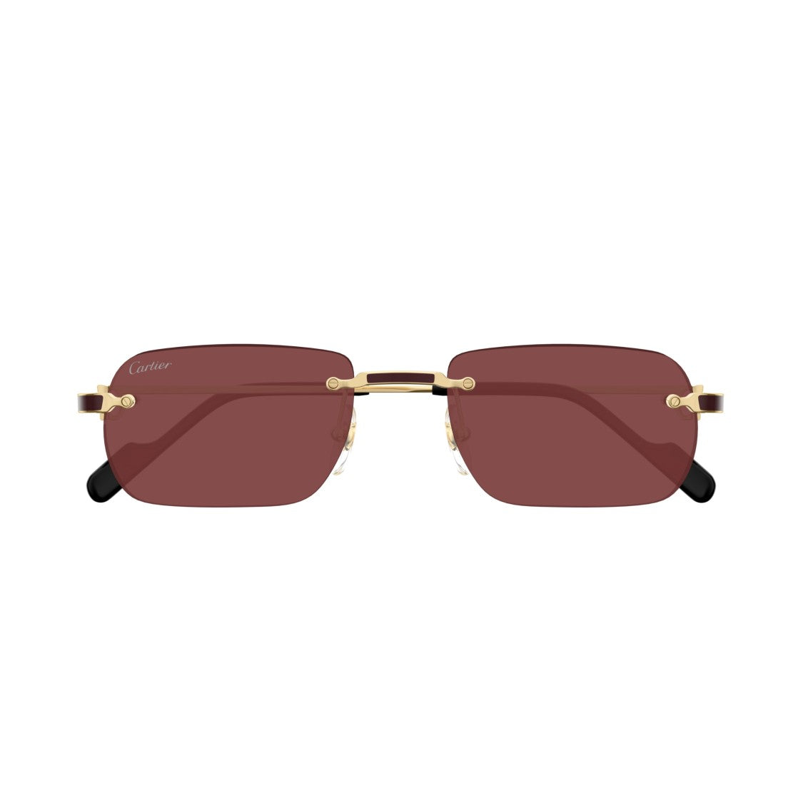 Cartier Ct0498s Rimless Rectangular Sunglasses