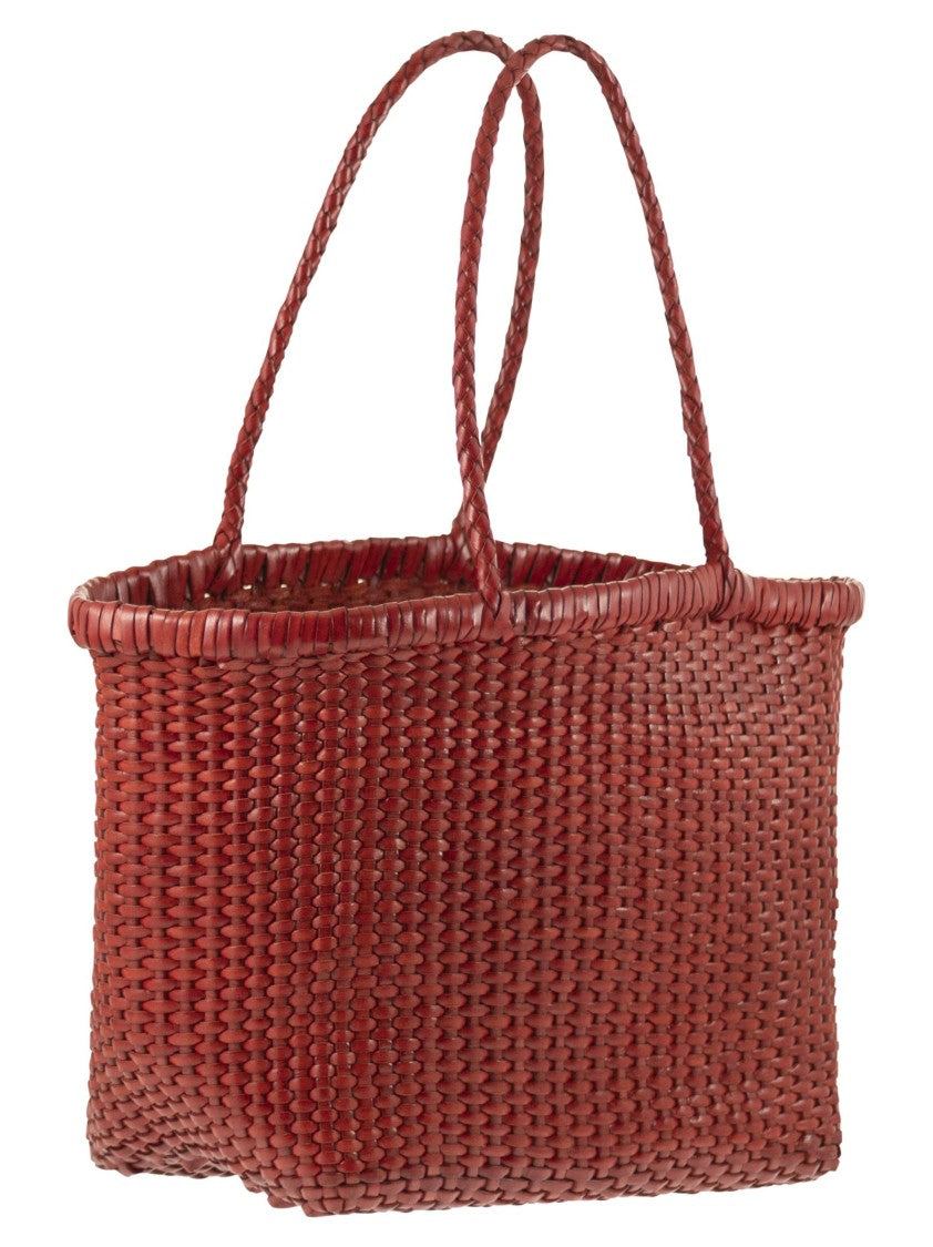 Dragon Weave - Braided Leather Bag S