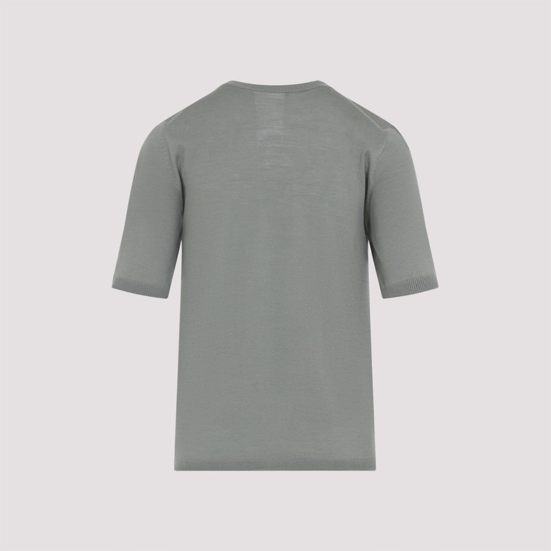 Max Mara Relaxed Fit Virgin Wool Sweater With Classic Round Neckline