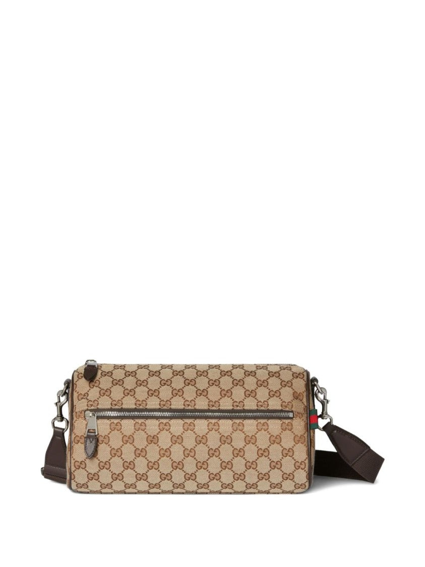 Gucci Gg Canvas Small Cylinder Bag