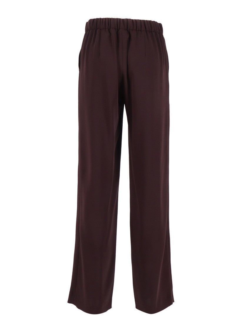 P.A.R.O.S.H. Straight Leg Elastic Waist Straight-Leg Pants