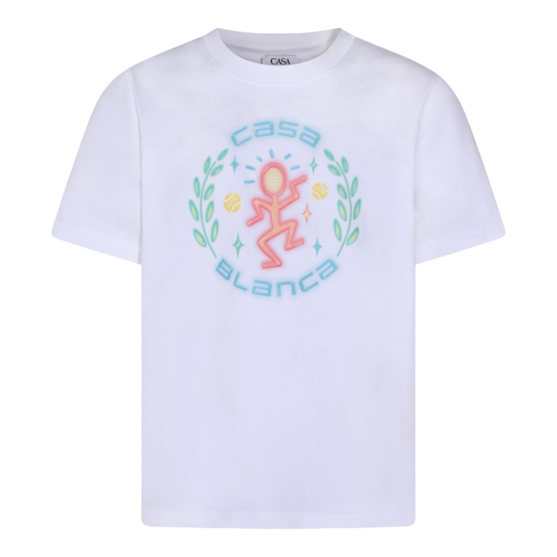 Casablanca Graphic Short-Sleeve T-Shirt With Casa Blanca Motif