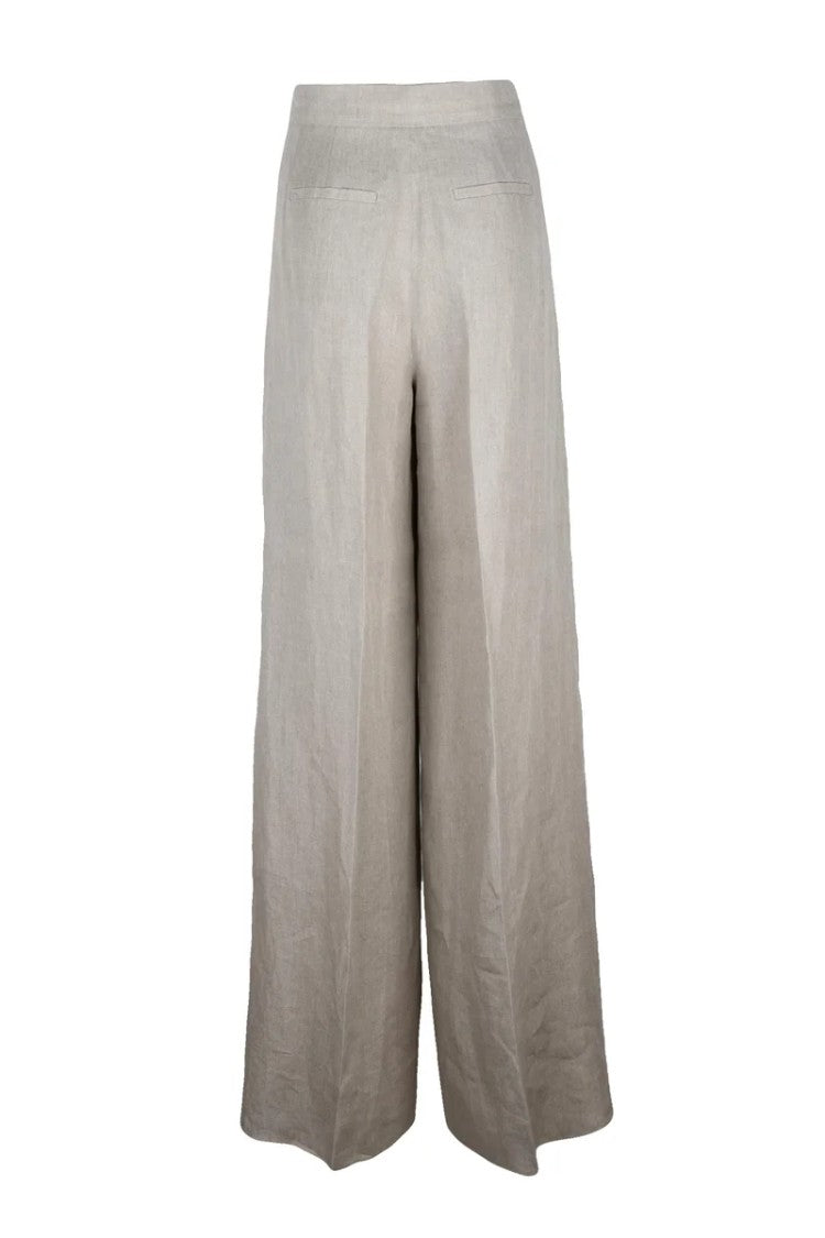 Max Mara Linen Trousers - Beige