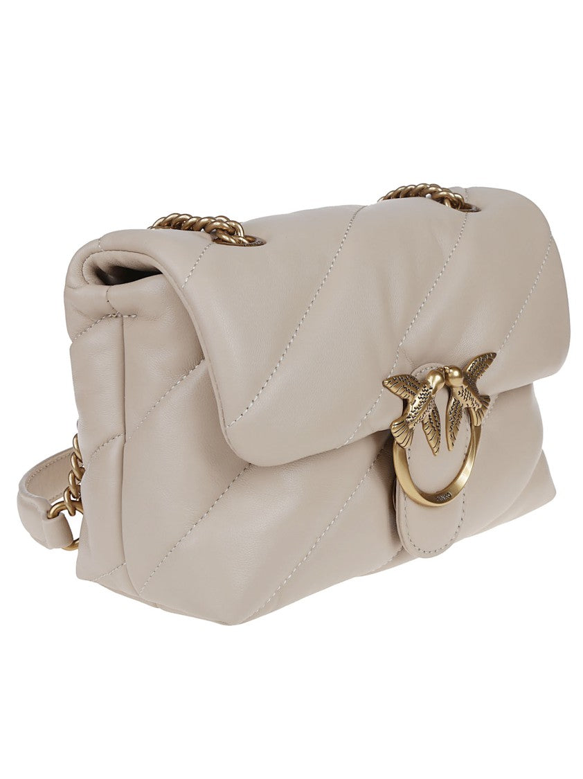 Pinko Love Mini Puff Sheepskin Shoulder Bag