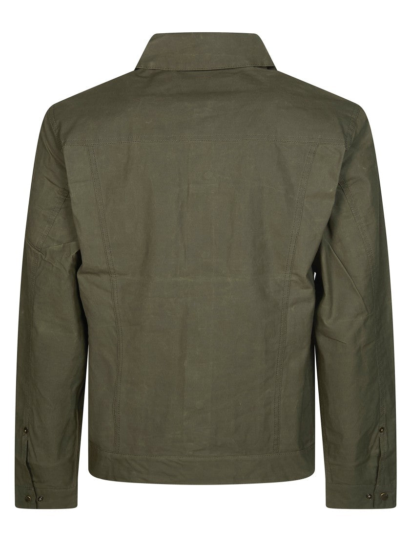 Filson Men Green Cotton Multiple Pockets Jacket