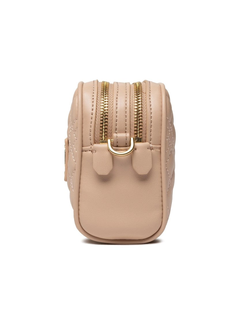 Moschino Quilted Logo Crossbody Camera Bag