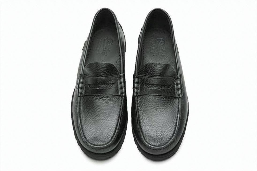 Paraboot Moccasin-Style Leather Loafers With Penny Strap