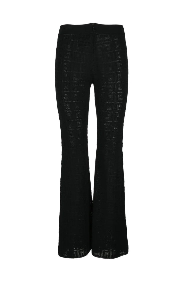 Givenchy Flare Pants Logo - Black