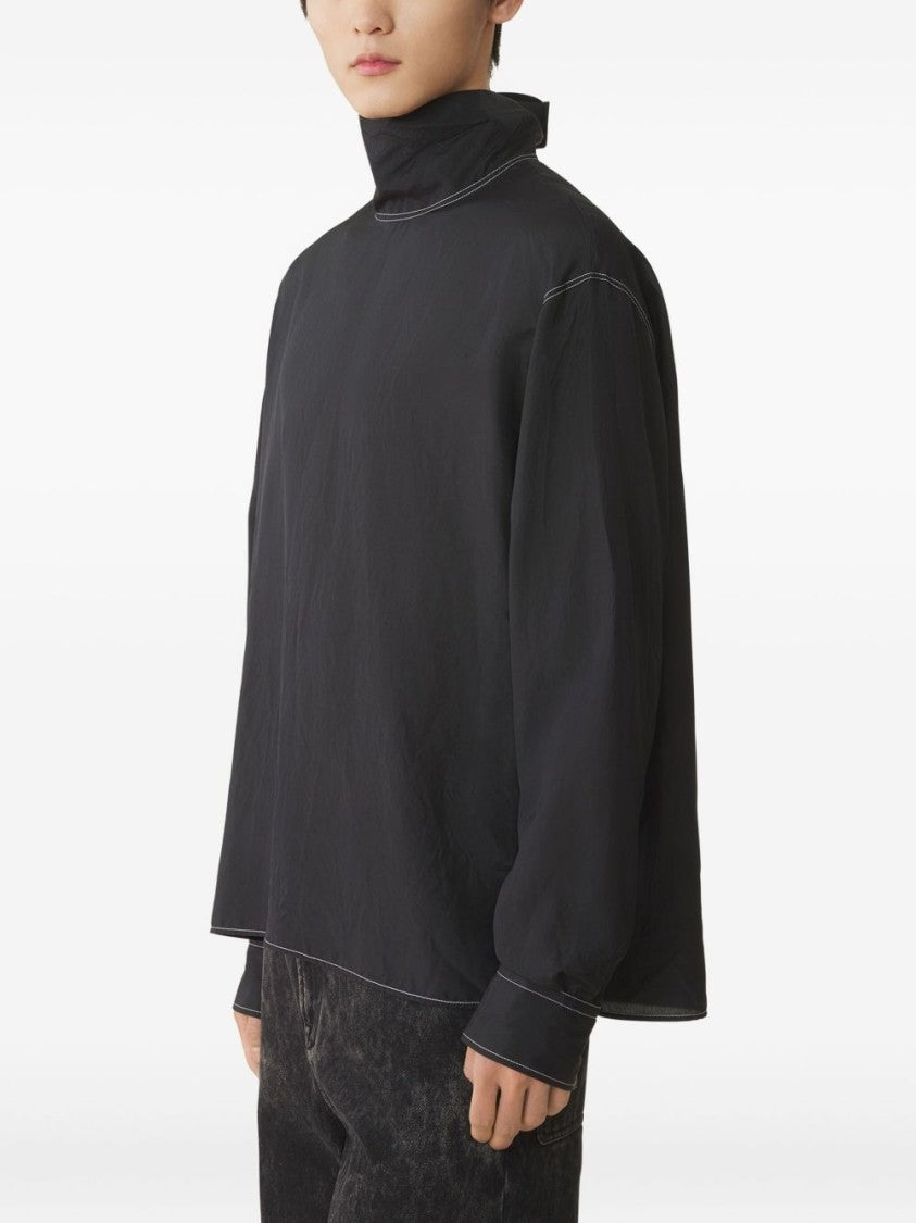 Lanvin Loose Fit High Collar Sweater