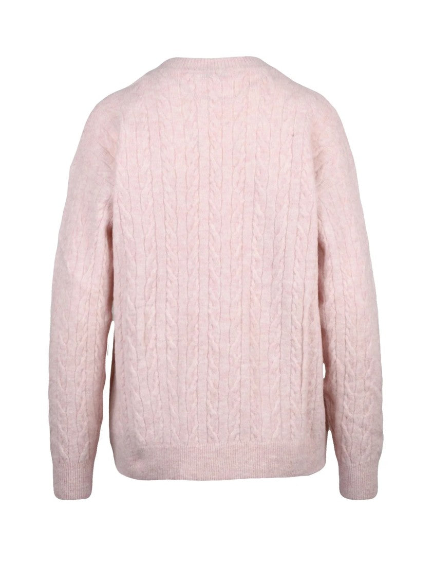 Ballantyne Cable Knit Pullover Crafted From Alpaca Blend