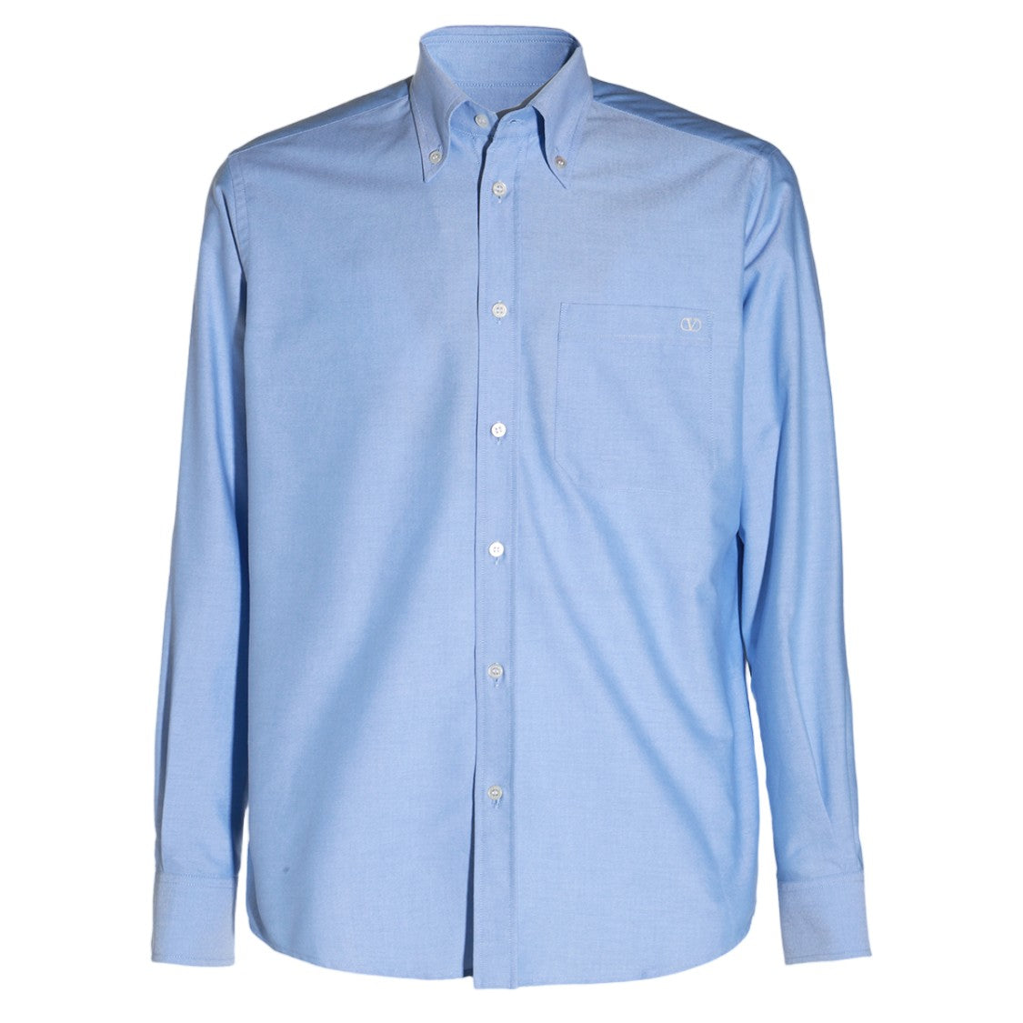 Valentino Long-Sleeve Button-Up Shirt With Classic Collar