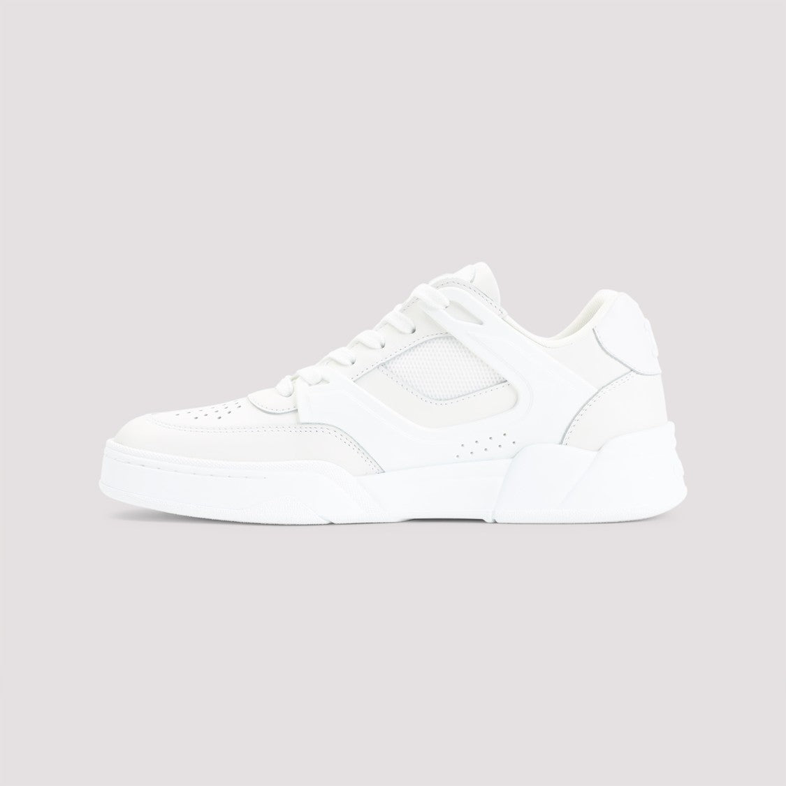 Celine Low-Top Sneakers In Calf Leather And Mesh