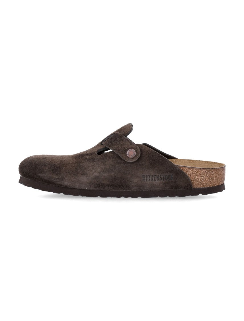 Birkenstock Boston Soft Suede Clogs