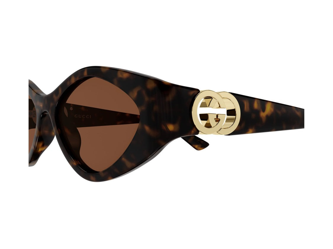 Gucci Tortoiseshell Gg2121s Cat-Eye Sunglasses