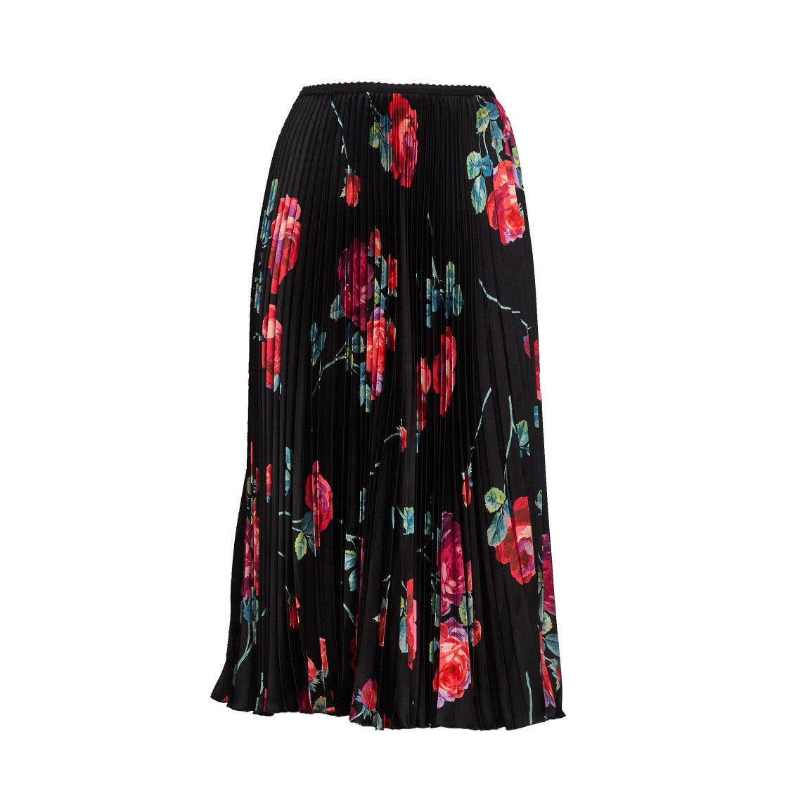N°21 Plissettata Floral Midi Skirt