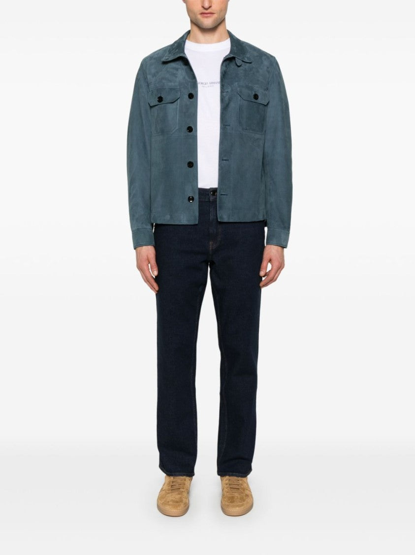 Giorgio Armani Crew Neck T-Shirt With Logo