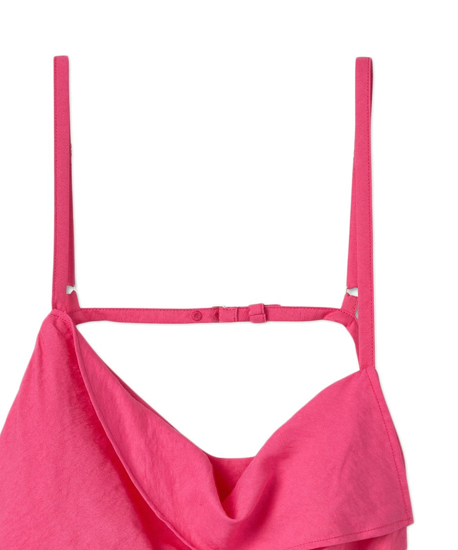 Jacquemus Ruched Mini Dress With Neckline From
