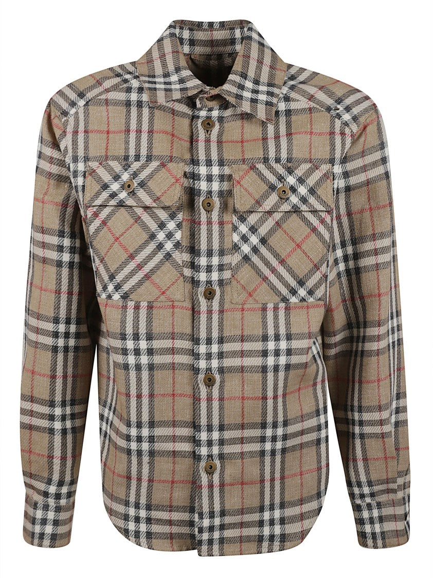 Burberry Classic Plaid Button-Up Shirt