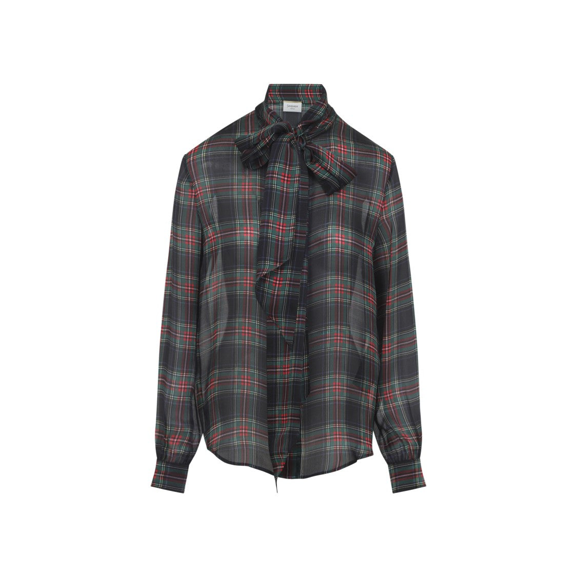 Saint Laurent Black Silk Blouse