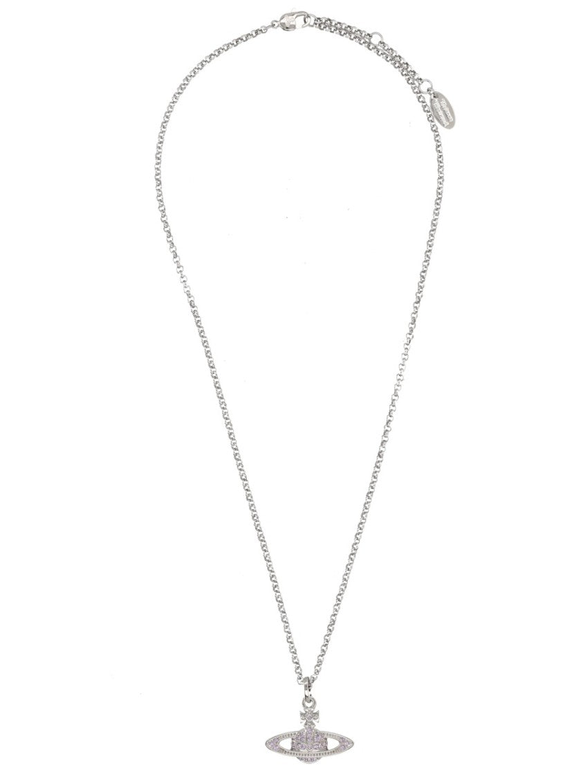 Vivienne Westwood Mini Bas Relief Brass Pendant Necklace