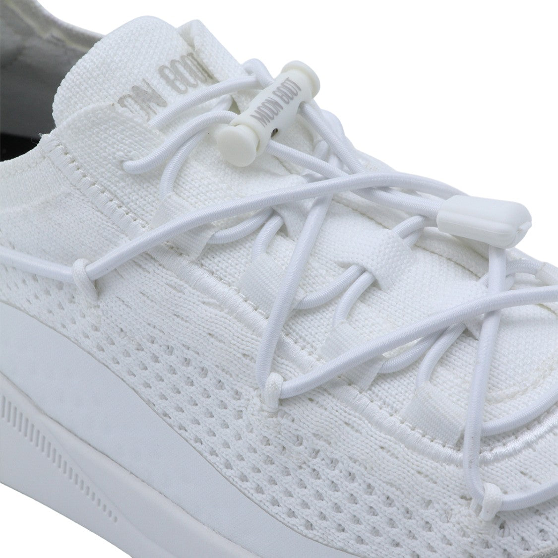 Moon Boot White Sneakers With Classic Silhouette